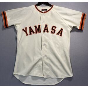 Yamasa Japan Baseball Jersey HOME WHITE #28 Medium Valio Sports Wear Kenkodo